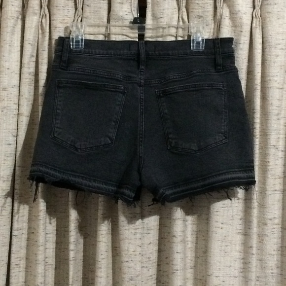 Madewell High-Rise Denim Shorts in Clint Wash: Drop-Hem Edition - Picture 6 of 6